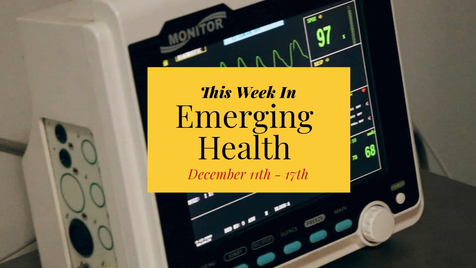 The Weekly Health Roundup: December 17, 2023